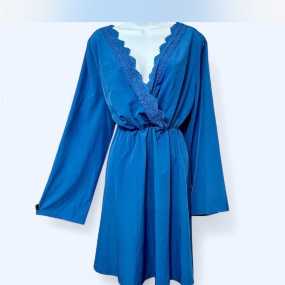 SHEIN  midi blue dress